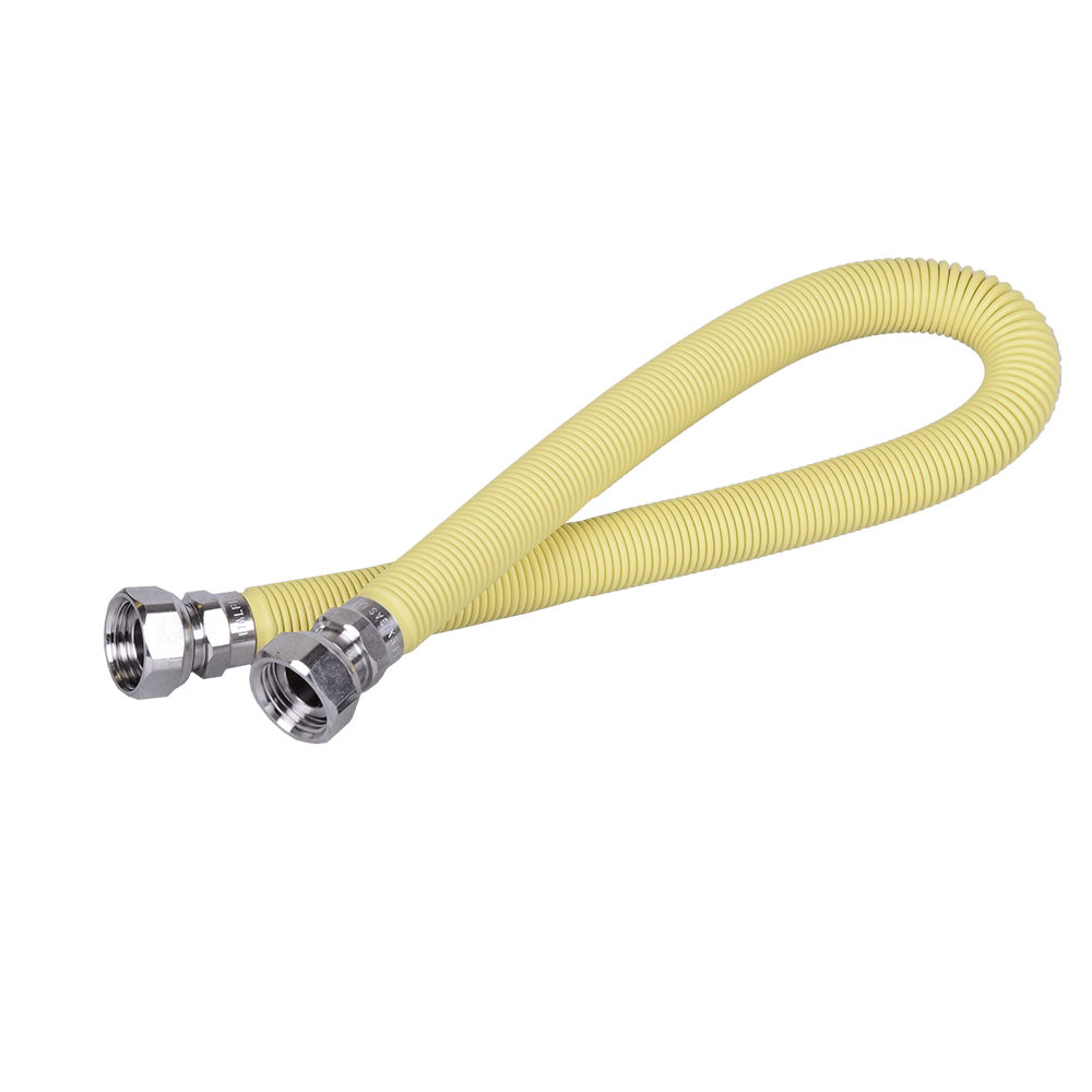 Oferte la Racord de gaz Italflexigas, FF, inox, galben, flexibil, extensibil, 1/2 inch, 50 – 100 cm