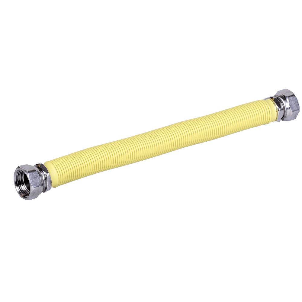 Oferte la Racord de gaz Italflexigas, FF, inox, galben, flexibil, extensibil, 3/4 inch, 30 – 60 cm