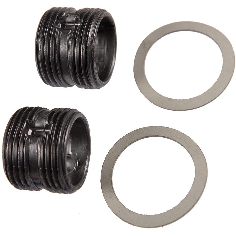 Oferte la Set 2 nipluri + 2 garnituri Geberit, otel, metal, 1 inch