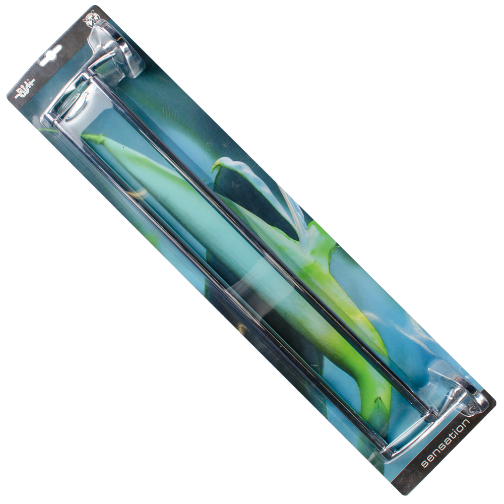 Oferte la Suport dublu pt prosop Bisk Sensation, metal, 665 x 130 x 60 mm