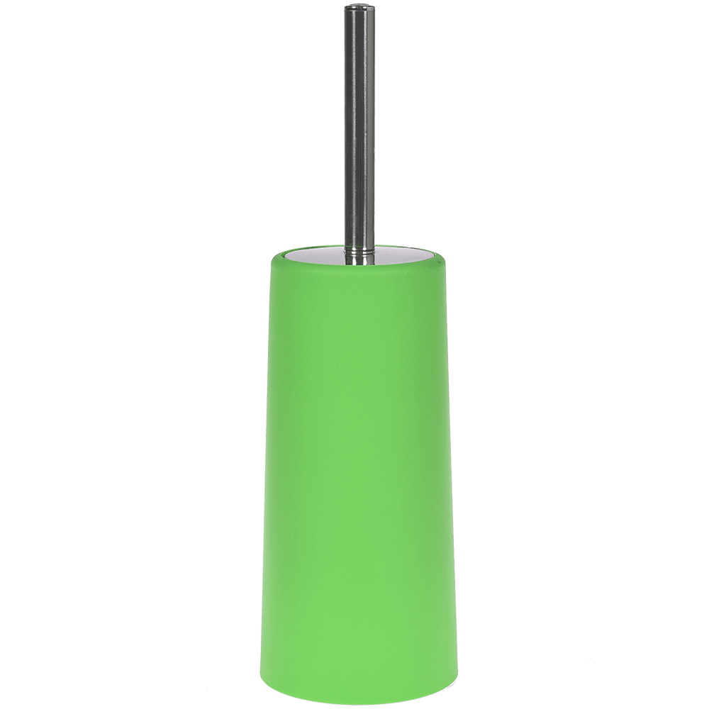 Oferte la Perie WC MSV Slim, polipropilena/metal inoxidabil, verde, 10 x 22 cm