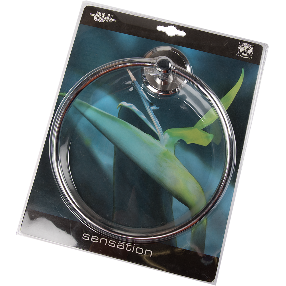Oferte la Suport inelar pt prosop Bisk Sensation, metal, 205 x 50 x 235 mm