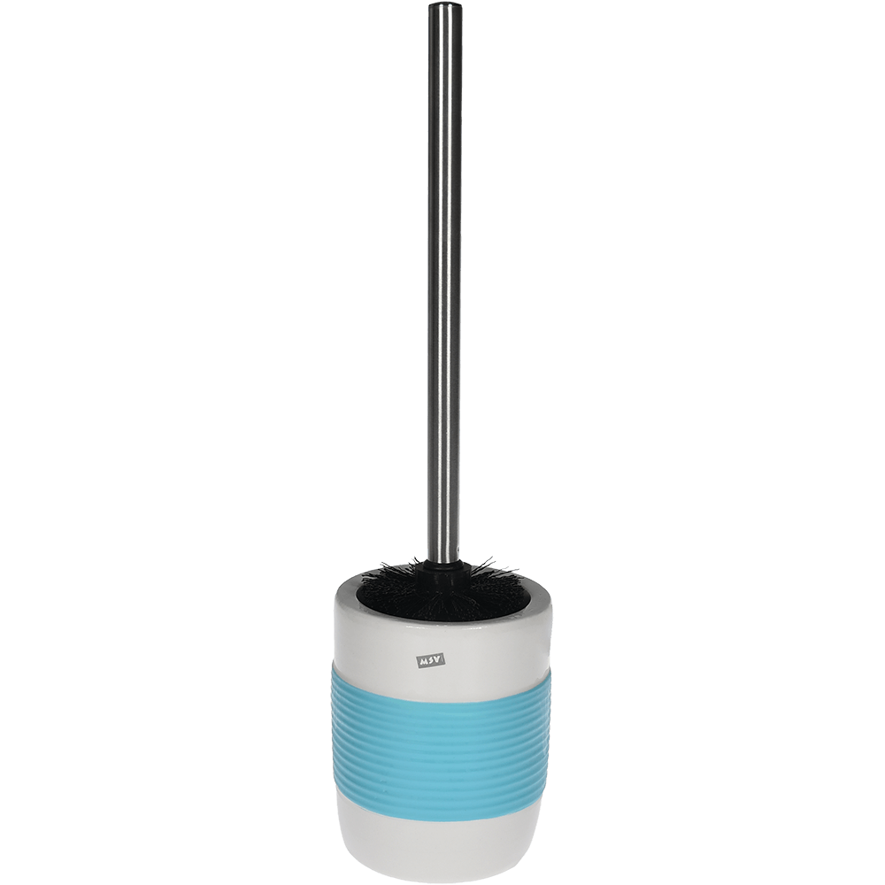 Oferte la Perie WC MSV Moorea, ceramica, alb-bleu, 11.5 x 40 cm