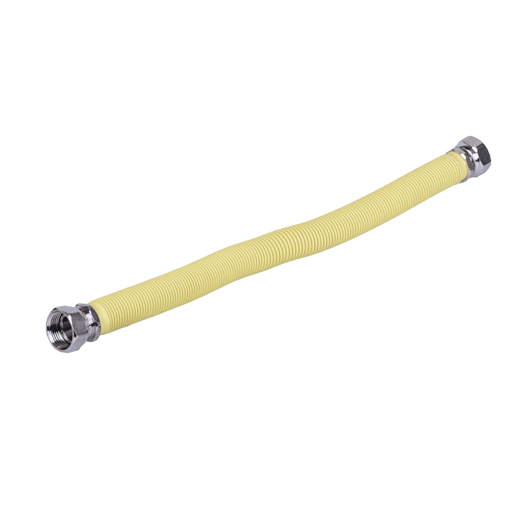 Oferte la Racord de gaz Italflexigas, FF, inox, galben, flexibil, extensibil, 3/4 inch, 40 – 80 cm