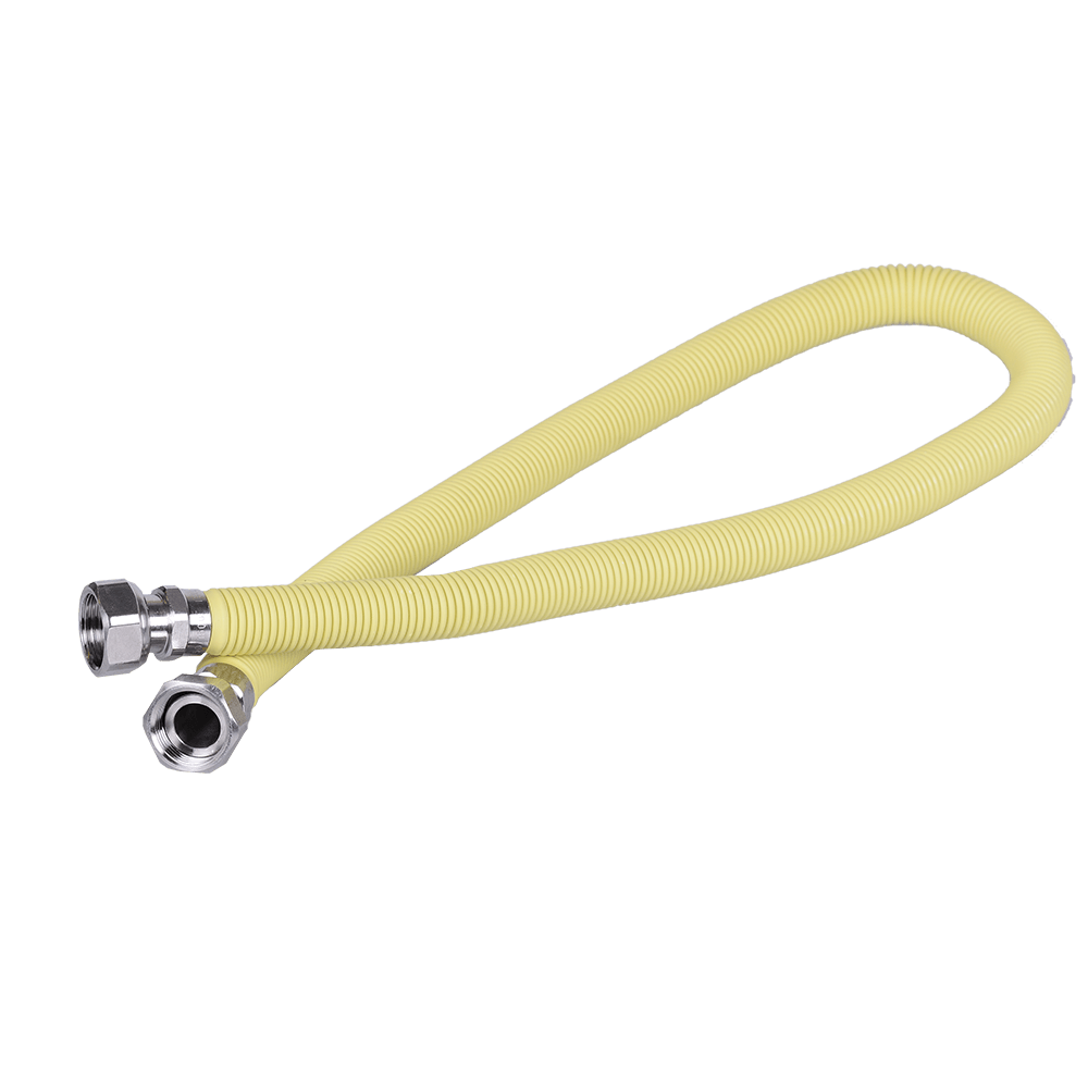 Oferte la Racord de gaz Italflexigas, FF, inox, galben, flexibil, extensibil, 1/2 inch, 75 – 150 cm