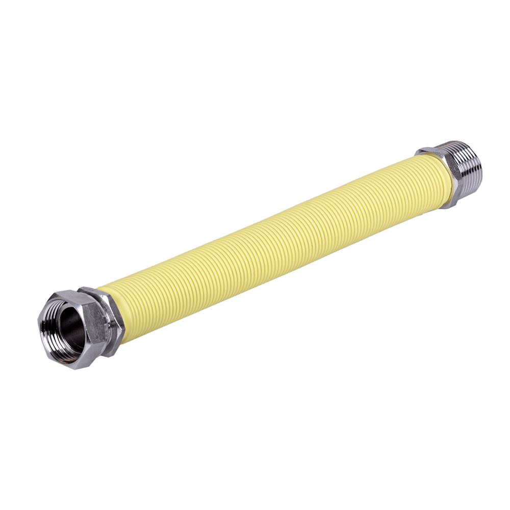 Oferte la Racord de gaz Italflexigas, MF, inox, galben, flexibil, extensibil, 1 inch, 30 – 60 cm
