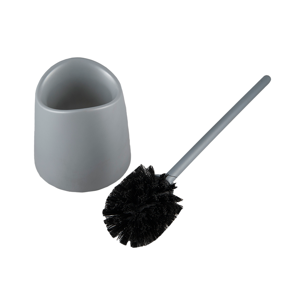 Oferte la Suport si Perie WC Romtatay, Polipropilena, gri metalizat, 38 x 7 cm