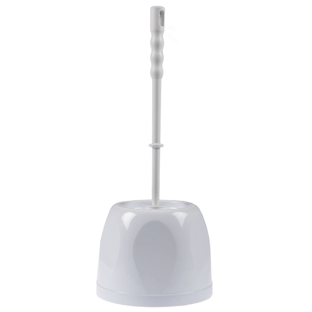Oferte la Suport si perie WC Bisk Aga, polipropilena, alba, 40 x 16 cm