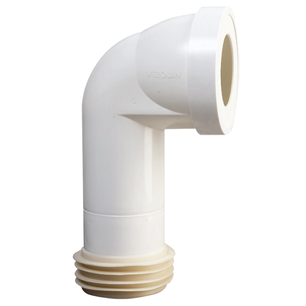 Oferte la Cot WC rigid scurt cu manson Wirquin, alb, 30,5 cm