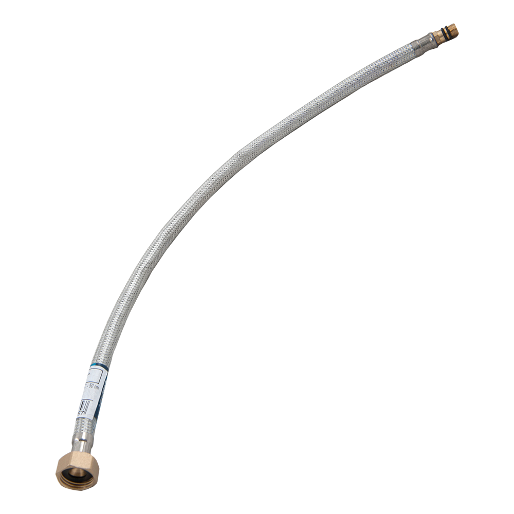 Oferte la Racord pentru baterii monocomanda, inox, argintiu/auriu, flexibil, 500 mm