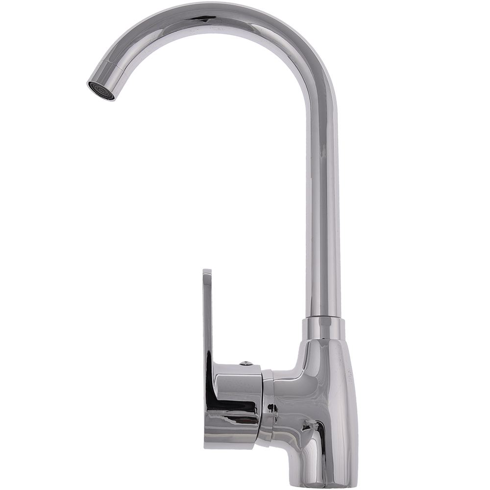 Oferte la Baterie de bucatarie Reecomer Collo monocomanda, alama sanitara, cromat, 21 x 9 x 32 cm