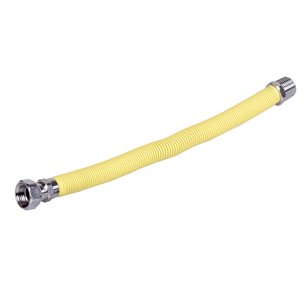 Oferte la Racord de gaz Italflexigas, MF, inox, galben, flexibil, extensibil, 1/2 inch, 40 – 80 cm