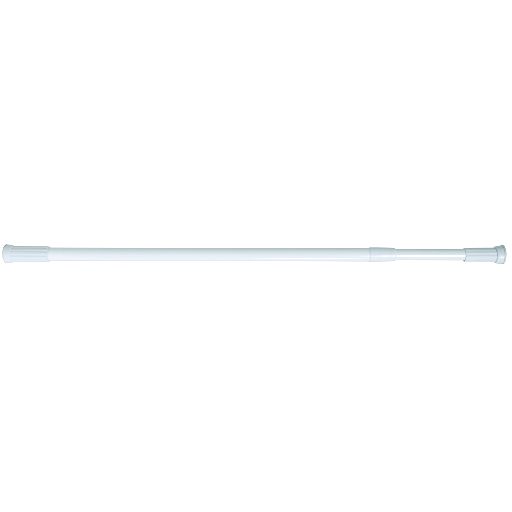 Oferte la Bara pentru perdea de dus telescopica MSV, aluminiu, alb, 110 x 200 x 2.2 cm