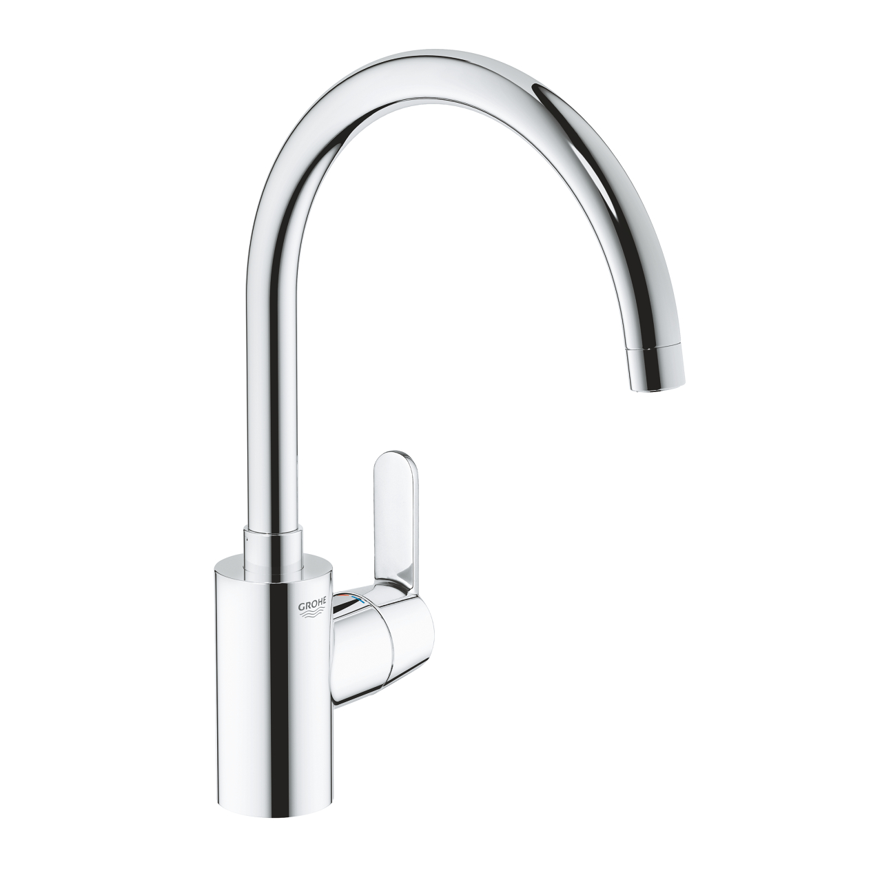Oferte la Baterie inalta bucatarie Grohe Get, monocomanda, alama, 35 mm