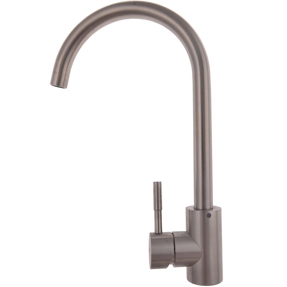 Oferte la Baterie bucatarie Reecomer Cucina, pipa mobila, inox, finisaj inox periat, 22 x 10 x 23 cm