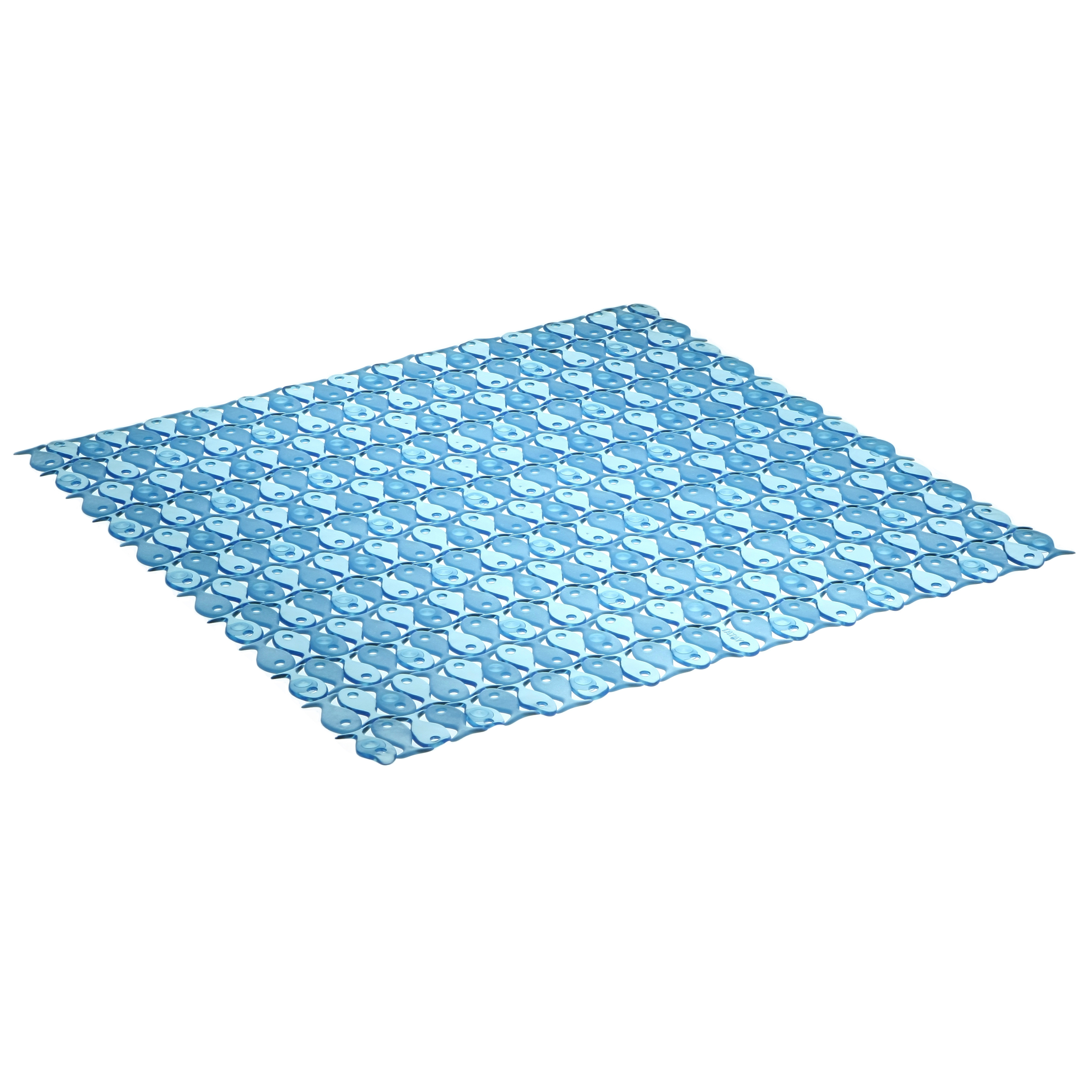 Oferte la Covoras de baie antiderapant Tatay, plastic, albastru, 54 x 54 cm
