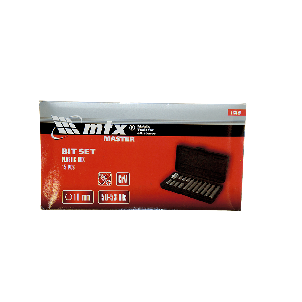 Oferte la Set biti HEX MTX Master, 15 buc