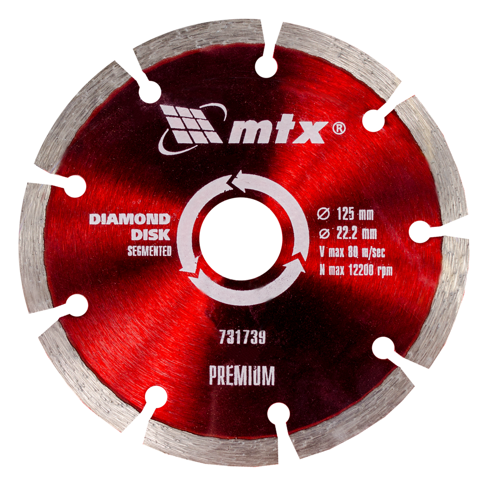 Oferte la Disc diamantat debitare beton MTX Premium, 125 x 22.2 mm