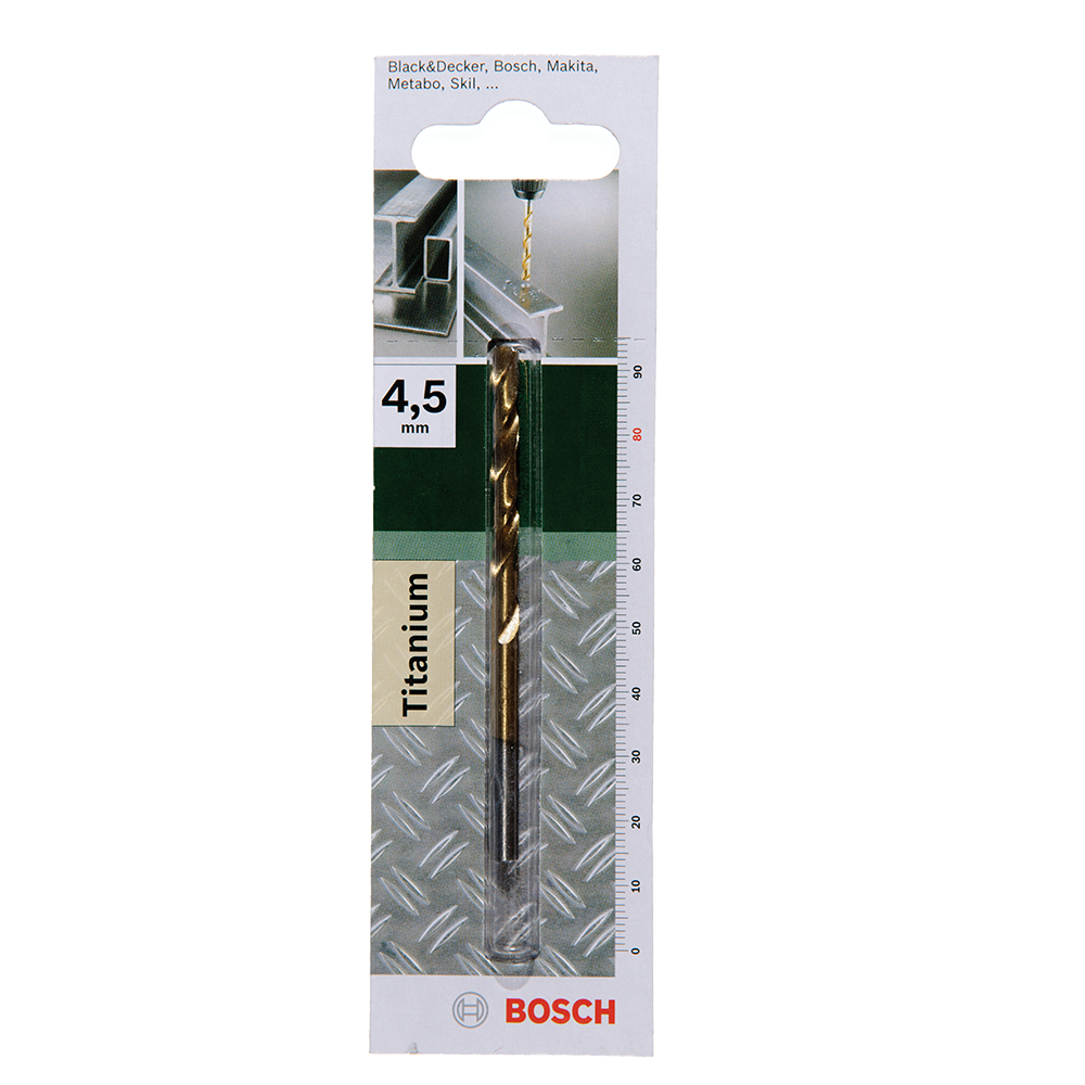 Oferte la Burghiu Bosch HSS-TiN DIN 338, mandrina standard, pentru metal, 4,5 mm