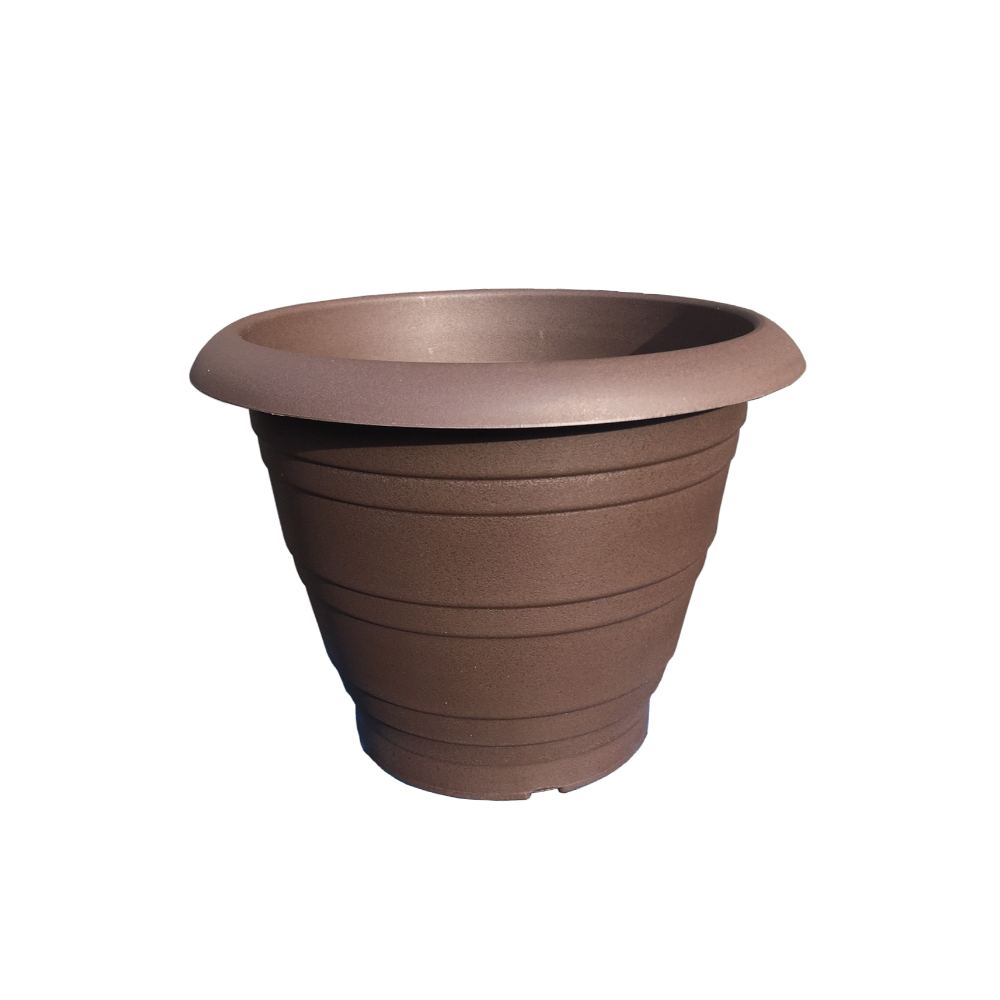 Oferte la Ghiveci Harplast Lyra, polipropilena, maro, 350 mm