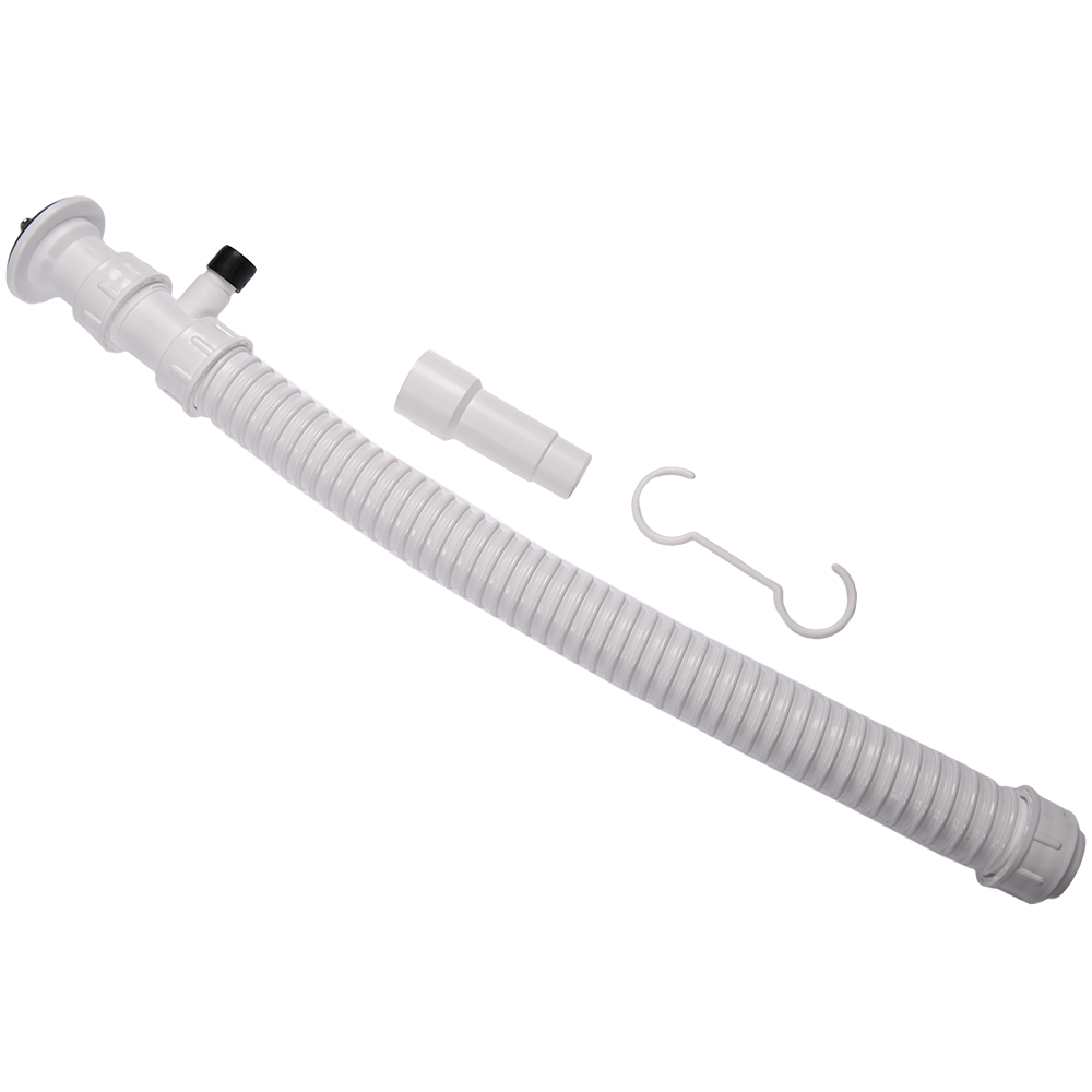 Oferte la Sifon flexibil cu ventil si racord masina spalat Instal Impex, polipropilena, 5/4, Ø 32/40 mm