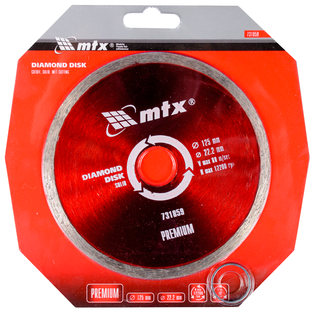 Oferte la Disc diamantat pentru taiere umeda MTX PREMIUM, 125 x 22,2 mm