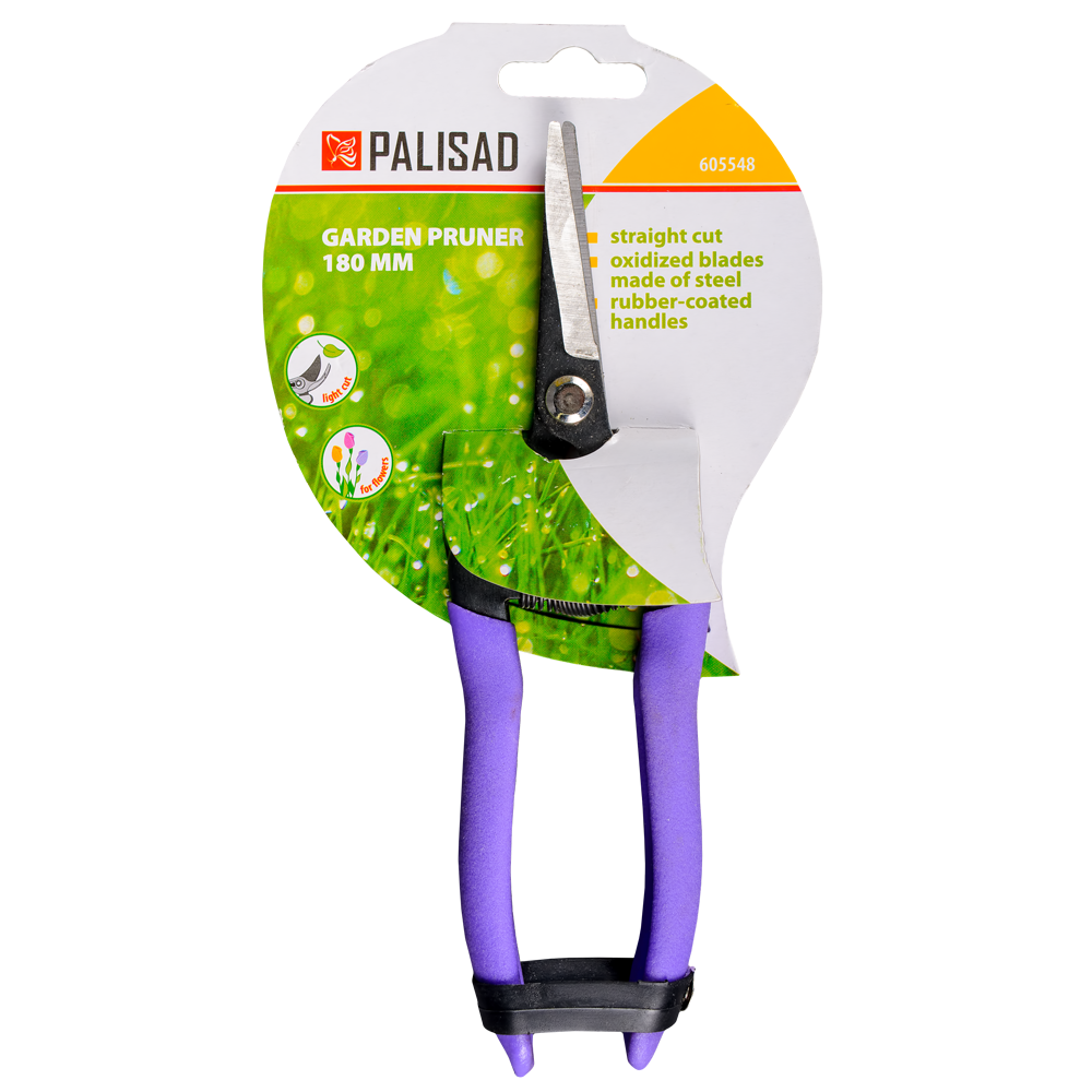 Oferte la Foarfeca pentru flori Palisad, manere ergonomice, 180 mm, mov