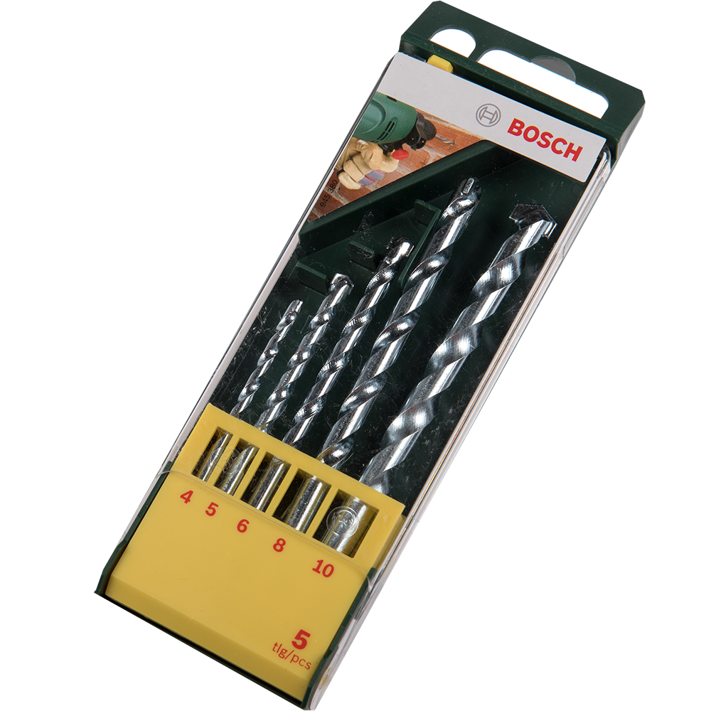 Oferte la Set 5 burghie Bosch, pentru zidarie, 4 - 10 mm