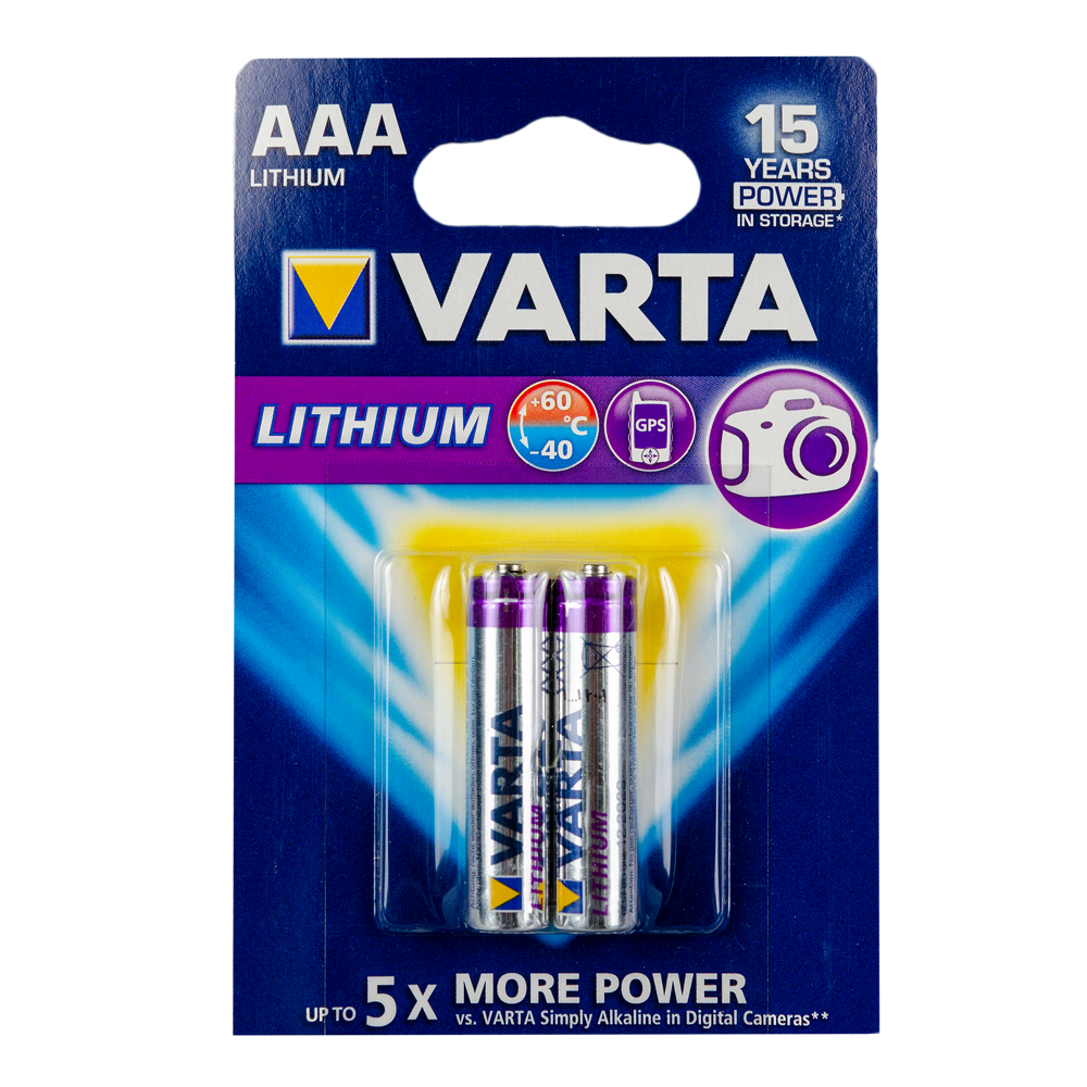 Oferte la Baterii Varta Hi-Tech, lithium, AAA, 2 buc