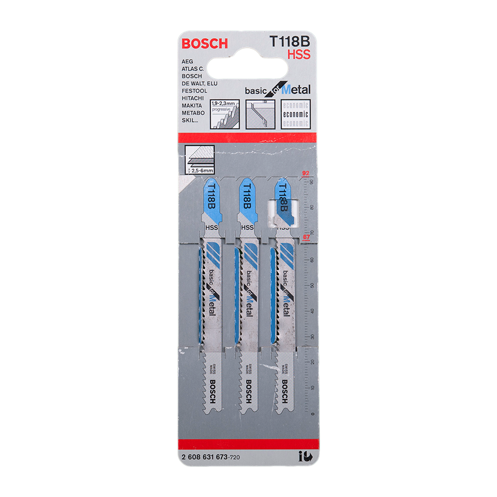 Oferte la Panze de ferastrau vertical pentru metal, 92 mm, 1,9-2,3 mm