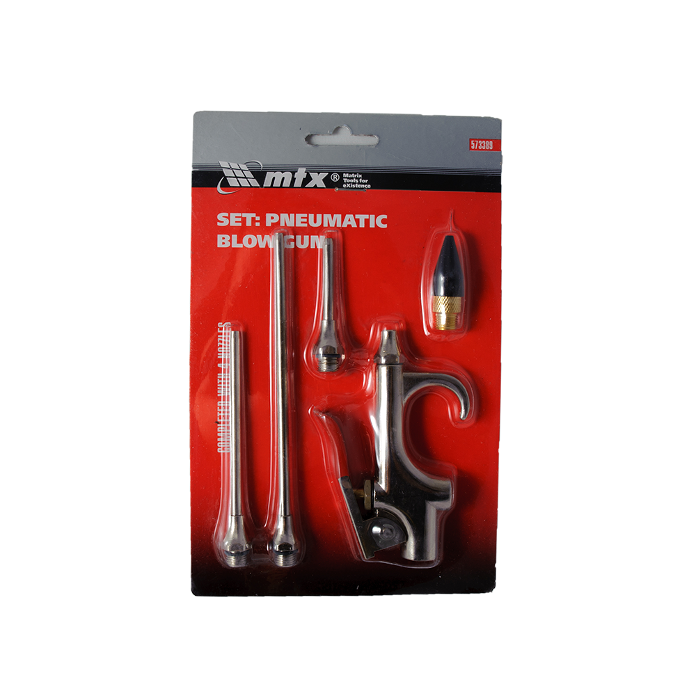 Oferte la Set pistol pneumatic de epurare cu 4 accesorii, MTX