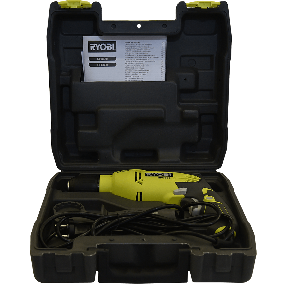 Oferte la Bormasina cu percutie Ryobi RPD800K, 800W, 3000 rpm