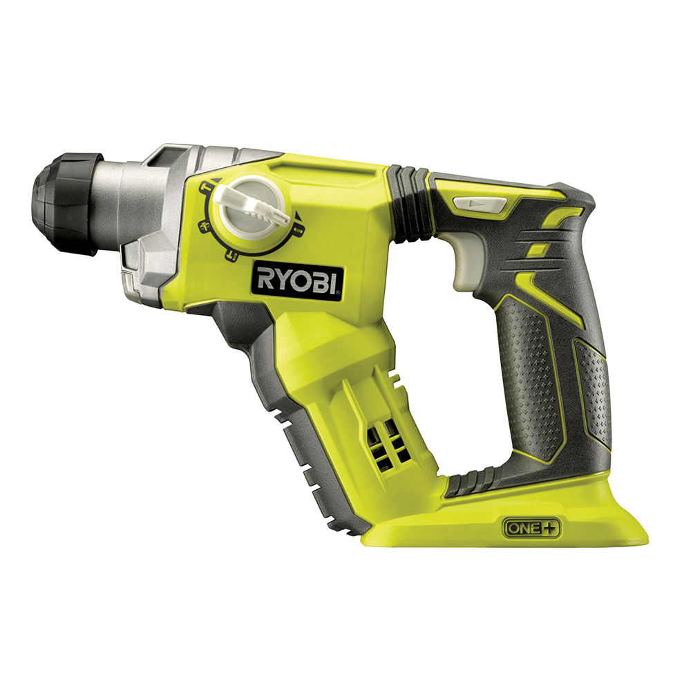 Oferte la Ciocan rotopercutor Ryobi R18SDS-0, alimentare cu acumulator, SDS+, 18 V, 1300 rpm, 15 Nm, fara acumulator sau incarcator inclus
