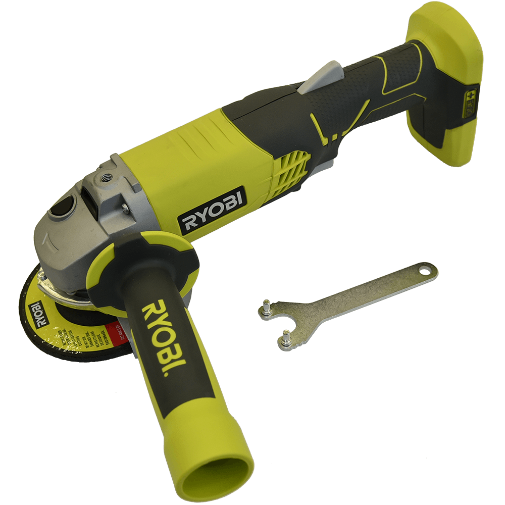 Oferte la Polizor unghiular Ryobi R18AG0 One+ 18V, 115 mm