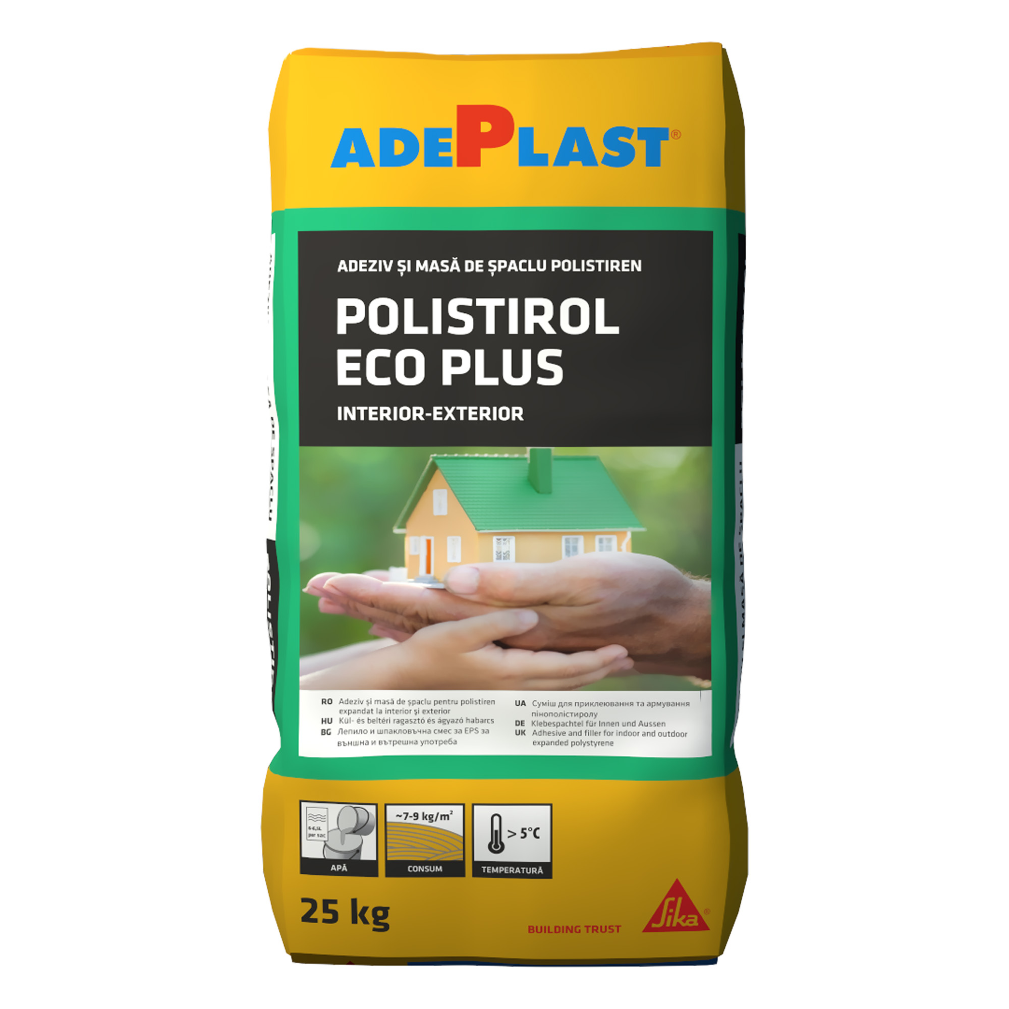 Oferte la Adeziv polistiren expandat Adeplast Polistirol Eco Plus, interior/exterior, 25 kg