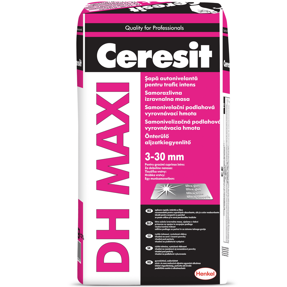 Oferte la Sapa autonivelanta Ceresit DH Maxi, interior, 25 kg