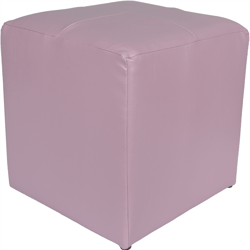Oferte la Taburet Cool tapiterie imitatie de piele, lila IP21897, 36 x 36 x 38 cm