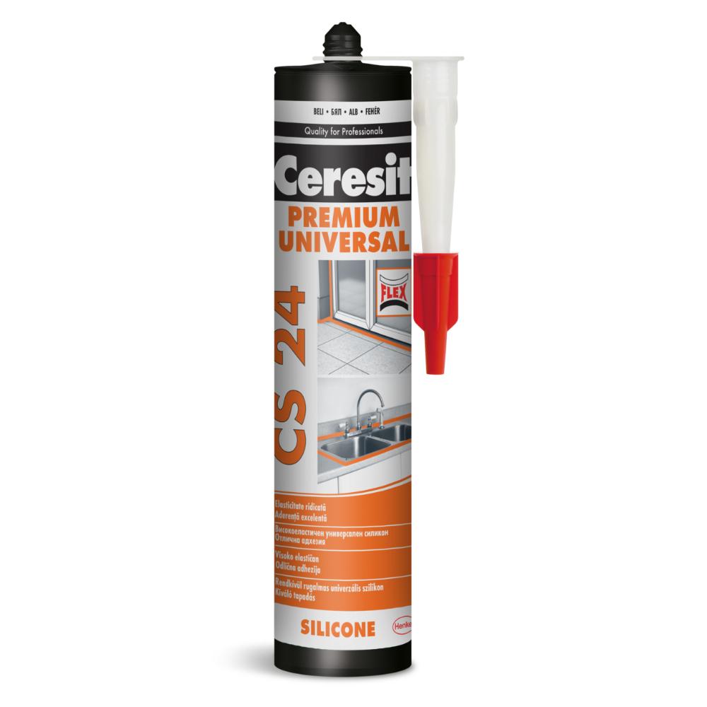 Oferte la Silicon universal Ceresit CS 24, alb, 280 ml