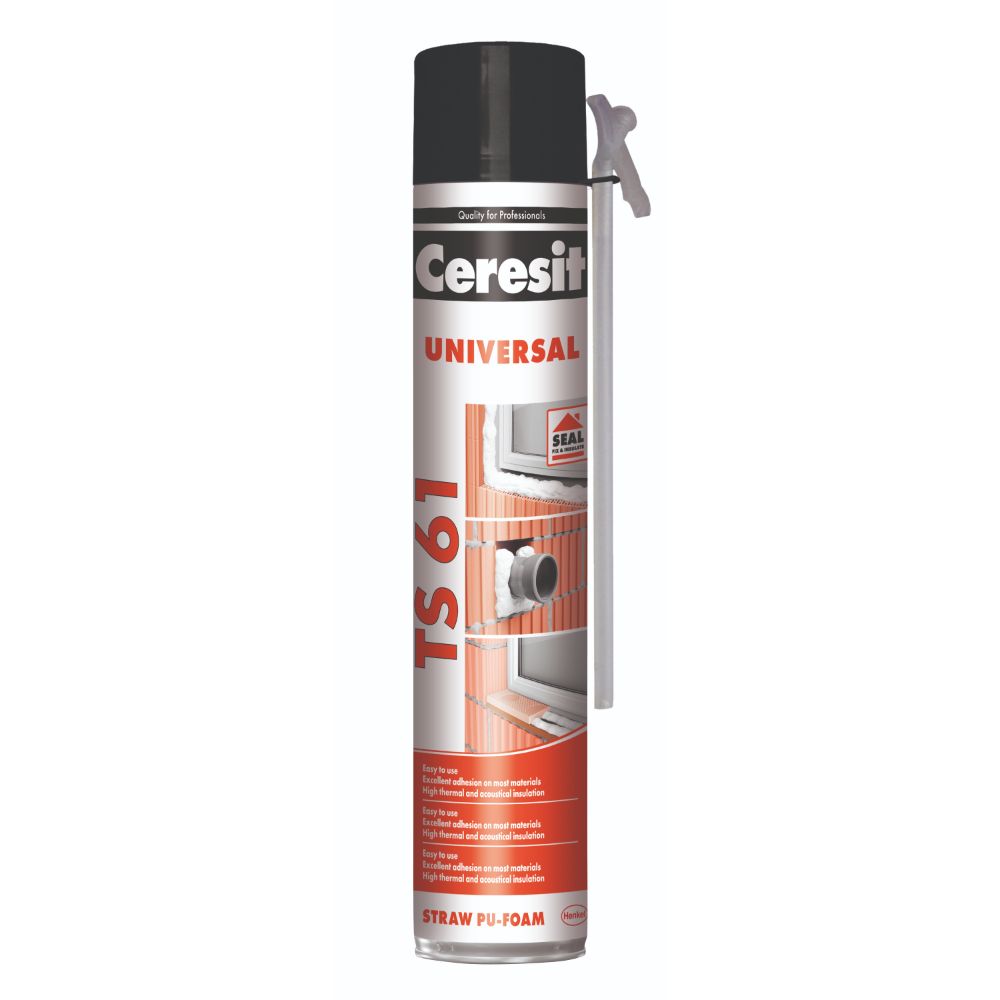 Oferte la Spuma poliuretanica de montaj, Ceresit, TS 61, 750 ml