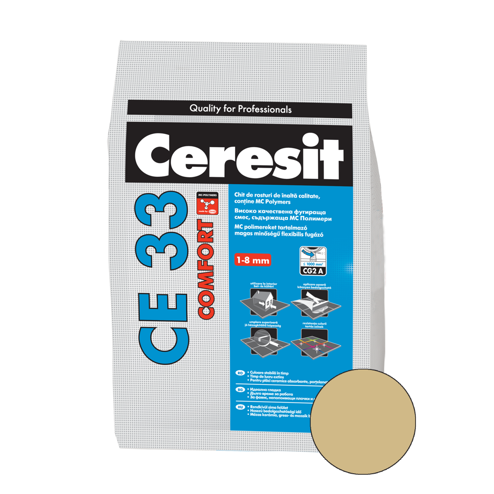 Oferte la Chit de rosturi gresie si faianta Ceresit CE 33, bahama, interior, 2 kg