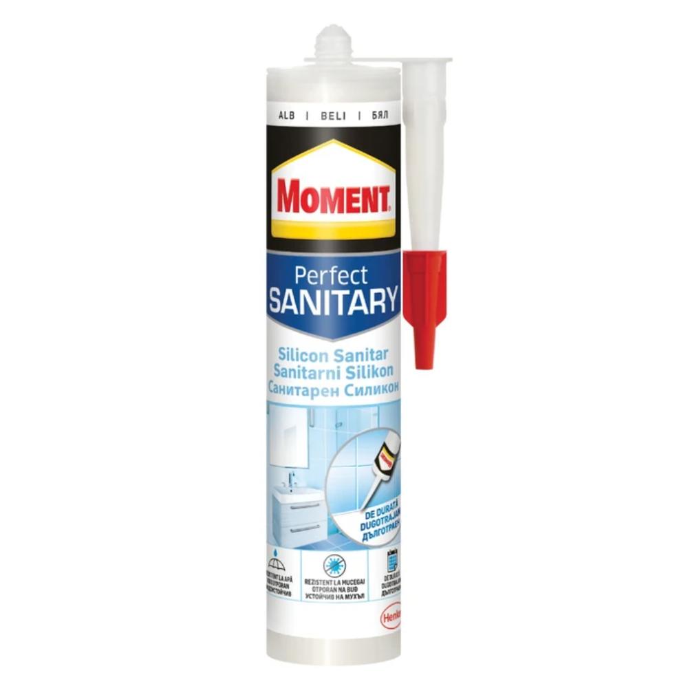 Oferte la Silicon sanitar, alb, Moment Baie & bucatarie, interior, 280 ml