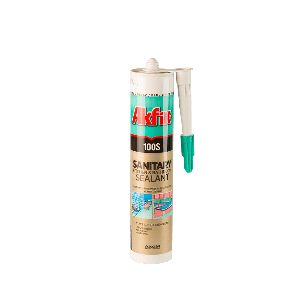 Oferte la Silicon sanitar Akfix 100 S, 280 ml, alb