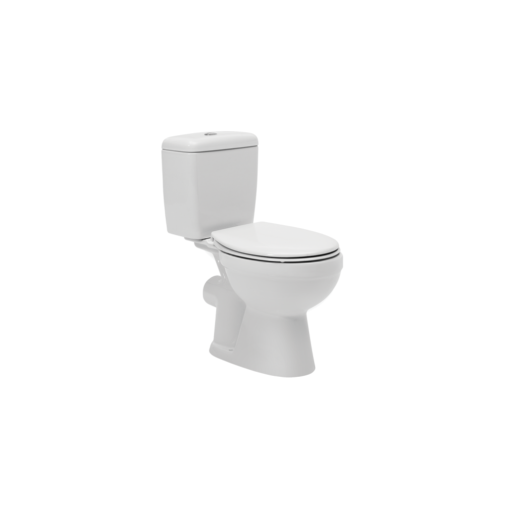Oferte la Set WC CeraStyle Ova, evacuare laterala, alb, 690 x 365 x 750mm