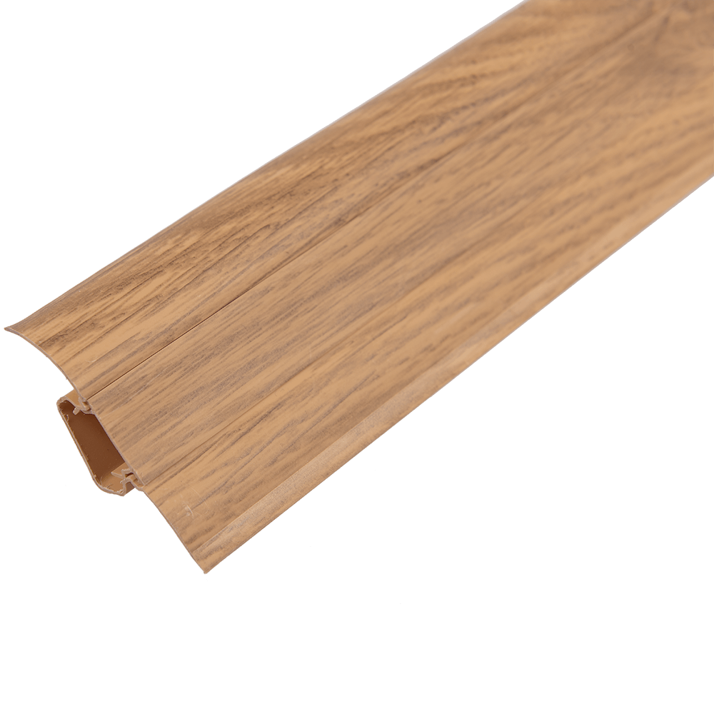 Oferte la Plinta parchet, cu canal cablu, PVC, pecan, Arbiton LM55, 2500x55 mm