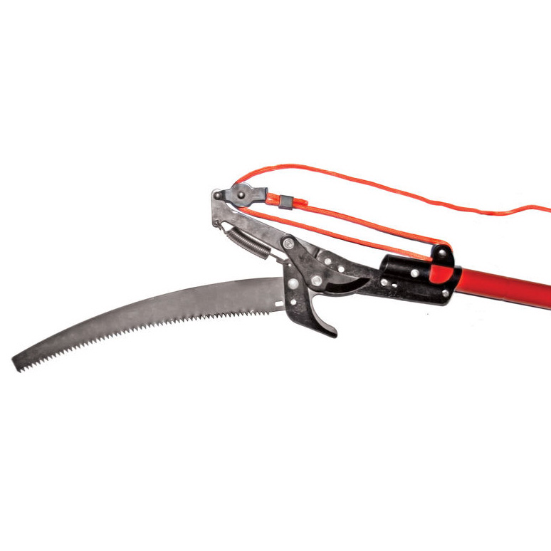 Oferte la Foarfeca de pomi + fierastrau TopGarden, maner telescopic, 1600 mm, rosu