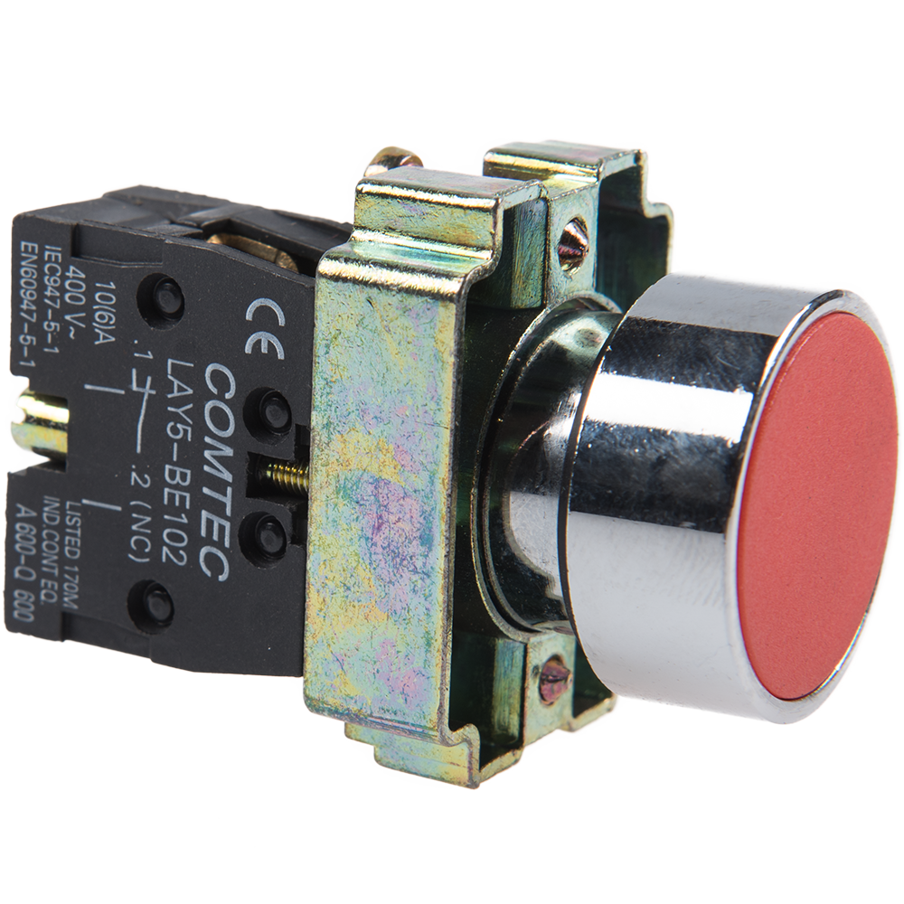Oferte la Buton cu revenire+etrier si modul 1NI Comtec- MF0005-20032, 10A, rosu