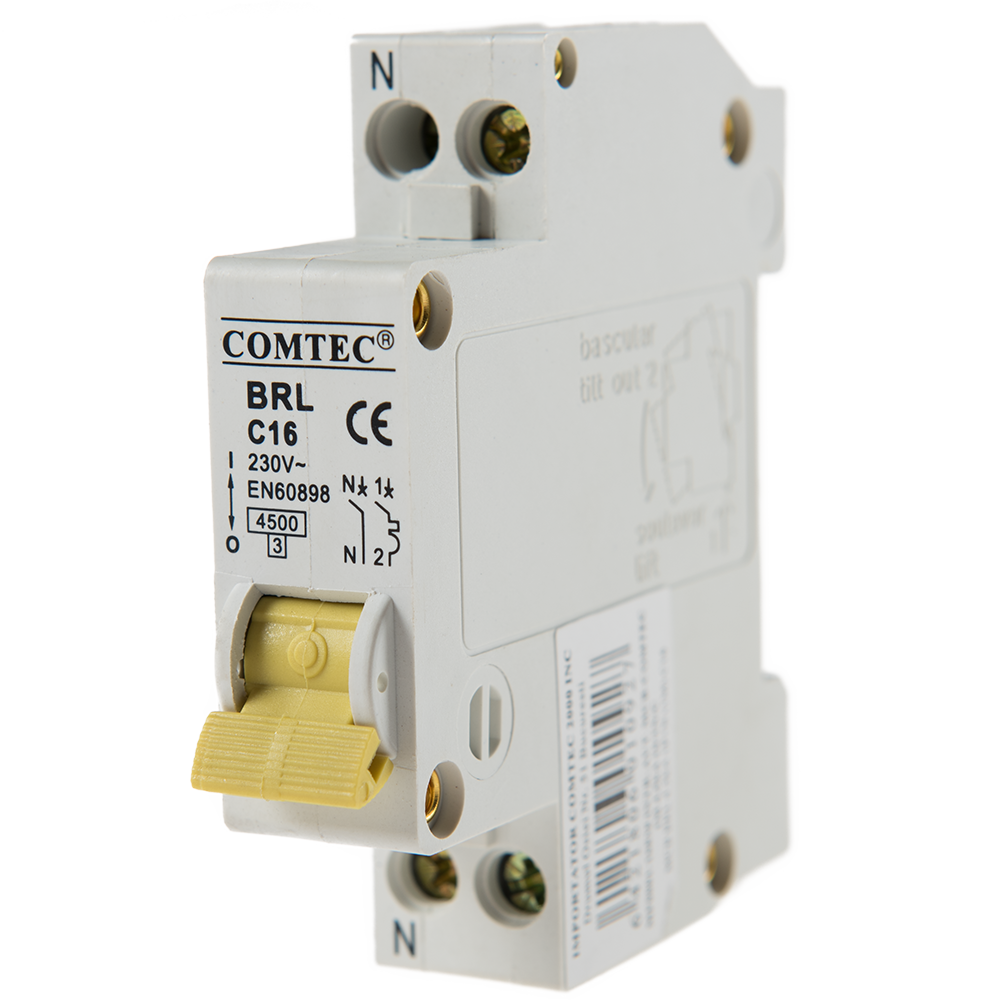 Oferte la Intrerupator automat Comtec 1P+N, 16A
