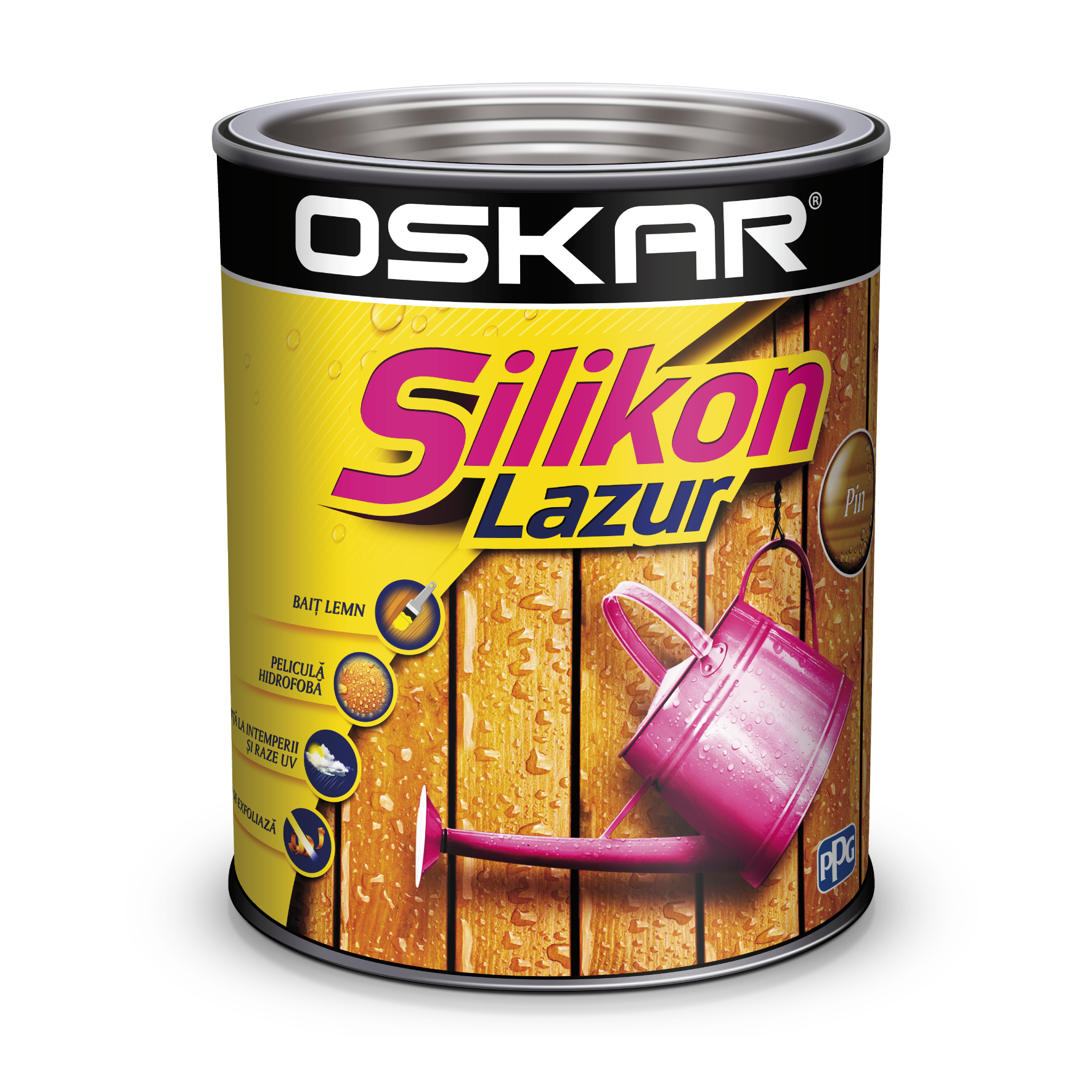 Oferte la Lazura lemn Oskar Silikon Lazur, pin, interior / exterior, 0,75 l