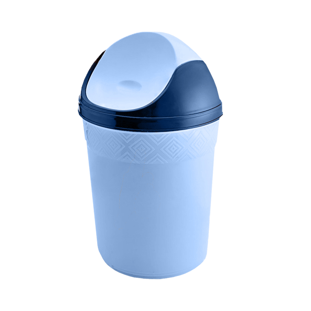 Oferte la Cos de gunoi batant Inaplast, plastic, albastru, 3l