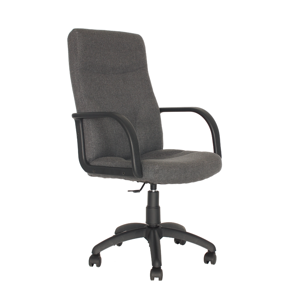 Oferte la Scaun birou directorial gri Antares Riva, tapiterie stofa, rotativ, reglabil pe inaltime, 58 x 65 x 100 - 110 cm